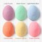 18 Pcs Felted Easter Eggs Decor, Wool Felt Easter Eggs, Pastel Eggs, Colorful Decorative Eggs for Spring Crafts Tree Hanging Ornaments Party Decor, 2.4 In Tall
